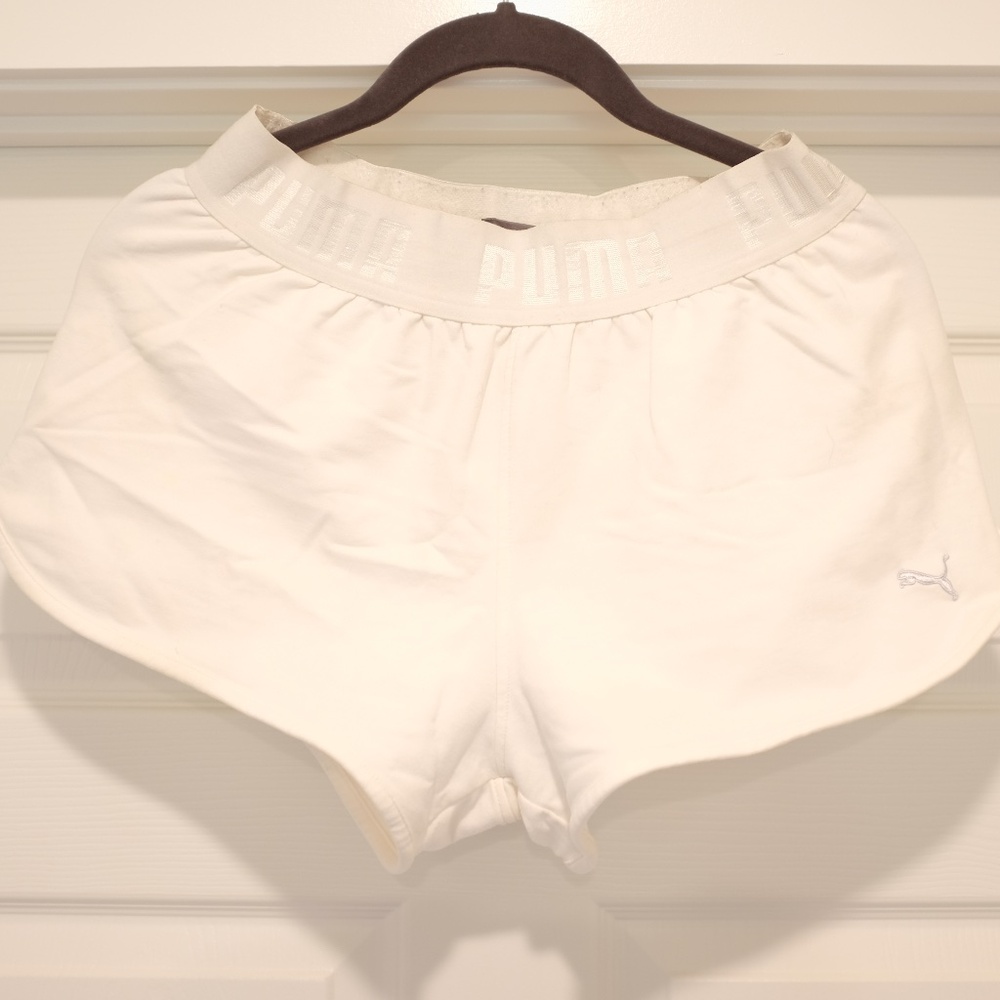 PUMA Athletic Shorts - White